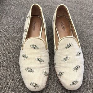 Coach Utopia Tan Lobster Loafers Size 7
